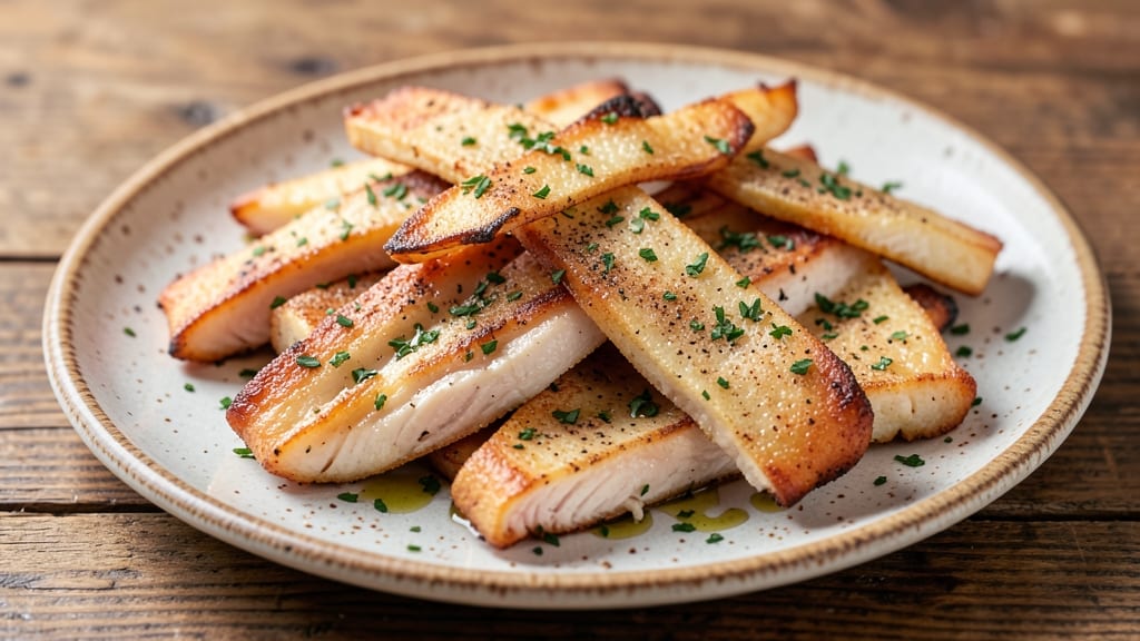 Baked Chicken Chips Recipe: Crunchy, Herbed Bites in 15 Minutes