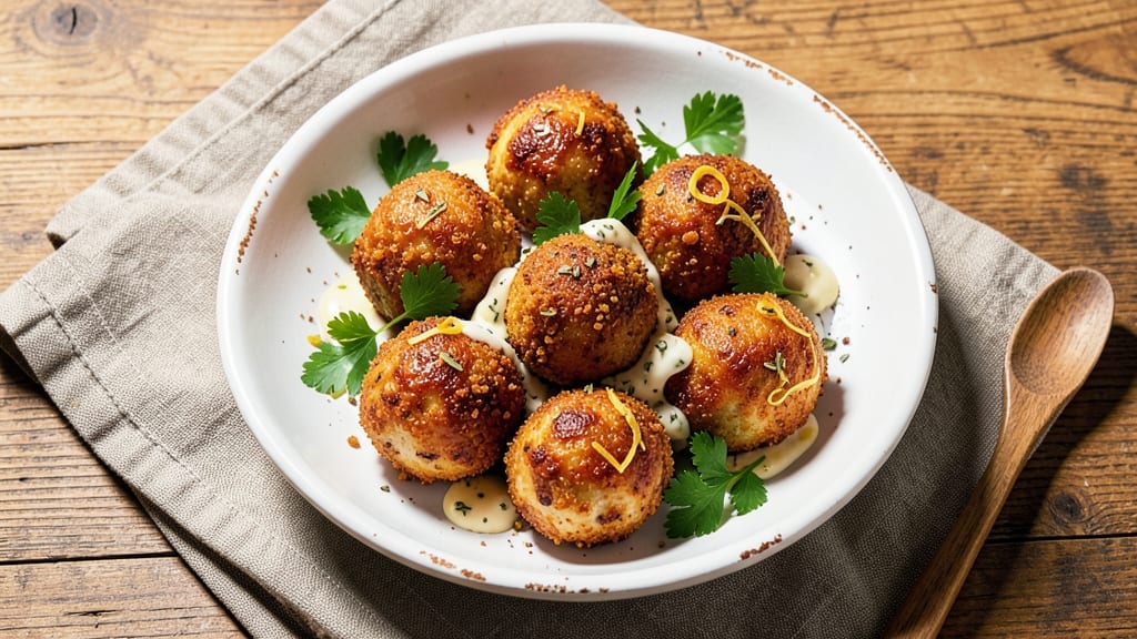 Baked Chicken Balls Recipe: Triple-Layered Crunch with Buttery Herb Stuffing