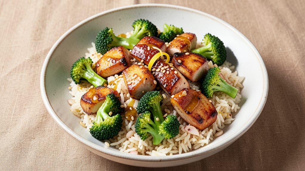 Asian Chicken Broccoli Rice Recipe: One-Pan Fragrant Sesame Crunch