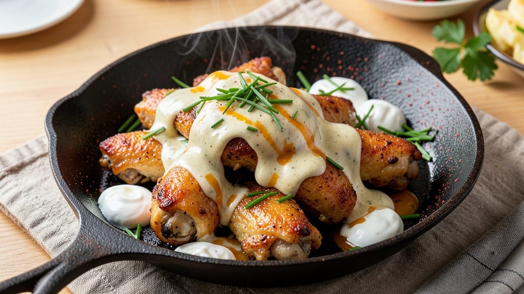 Baked Chicken Wing Dip Recipe: Creamy Ranch and Cheese Fusion