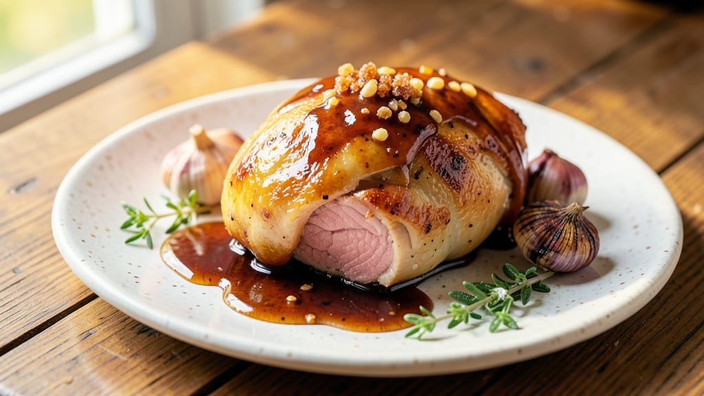 Baked Chicken Thigh Sauce Recipe: Honey-Garlic Glaze With Sticky Caramelized Crust