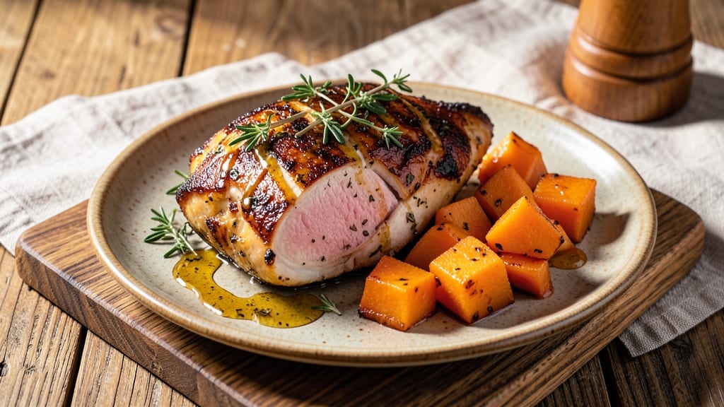 Baked Chicken Breast and Butternut Squash Recipe: One-Pan Roast With Caramelized Sweetness