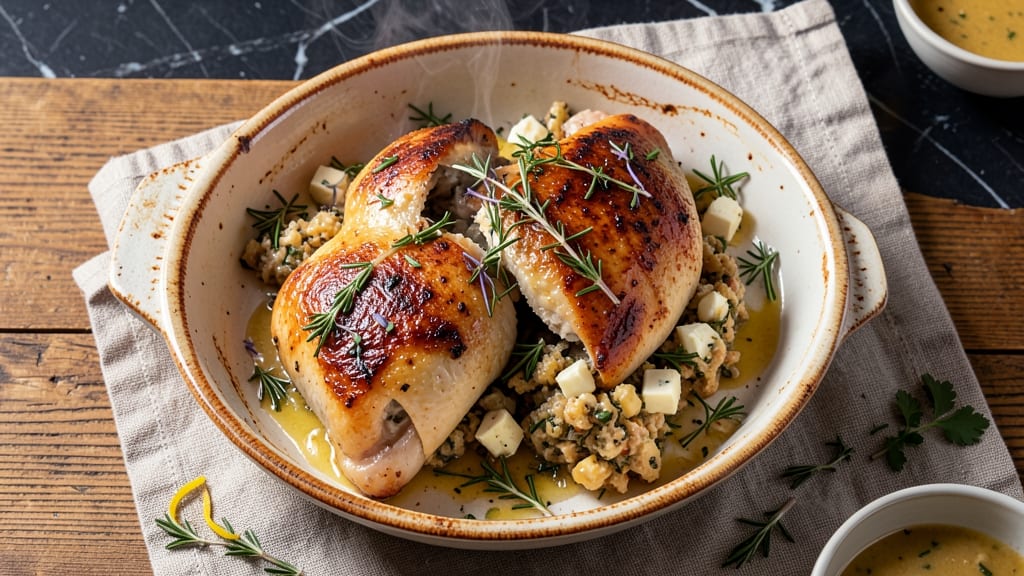 Baked Stuffed Chicken Thighs Recipe: Herb-Butter Stuffed Crunch With Juicy Centers