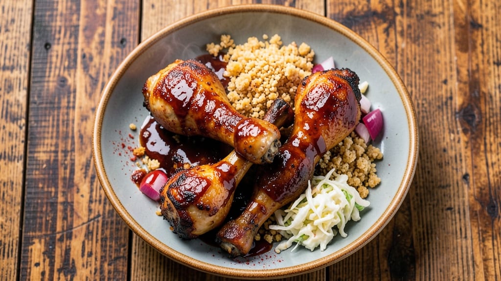 Baked Barbeque Chicken Legs Recipe: Smoky-Sweet Glaze Locks in Juice