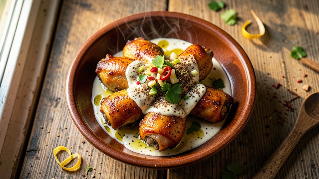 Baked Chicken Drumsticks Indian Recipe: Turmeric-Ginger Crisp With Juicy Centers