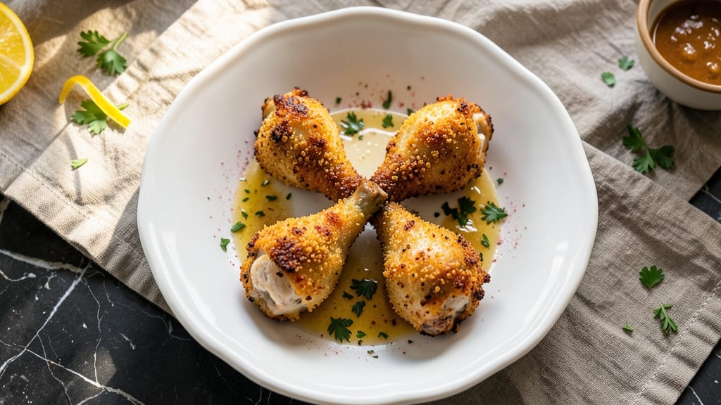 Baked Breaded Chicken Legs Recipe: Triple-Dredged Crunch With Juicy Centers