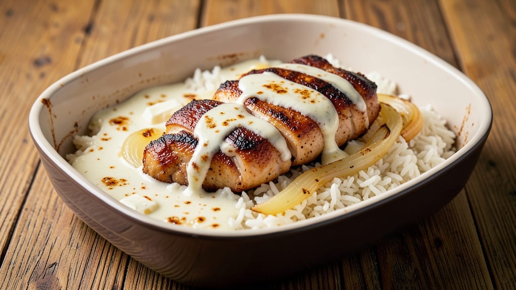 Baked Cream Of Chicken And Rice Recipe: Velvety-Smooth One-Pot Comfort