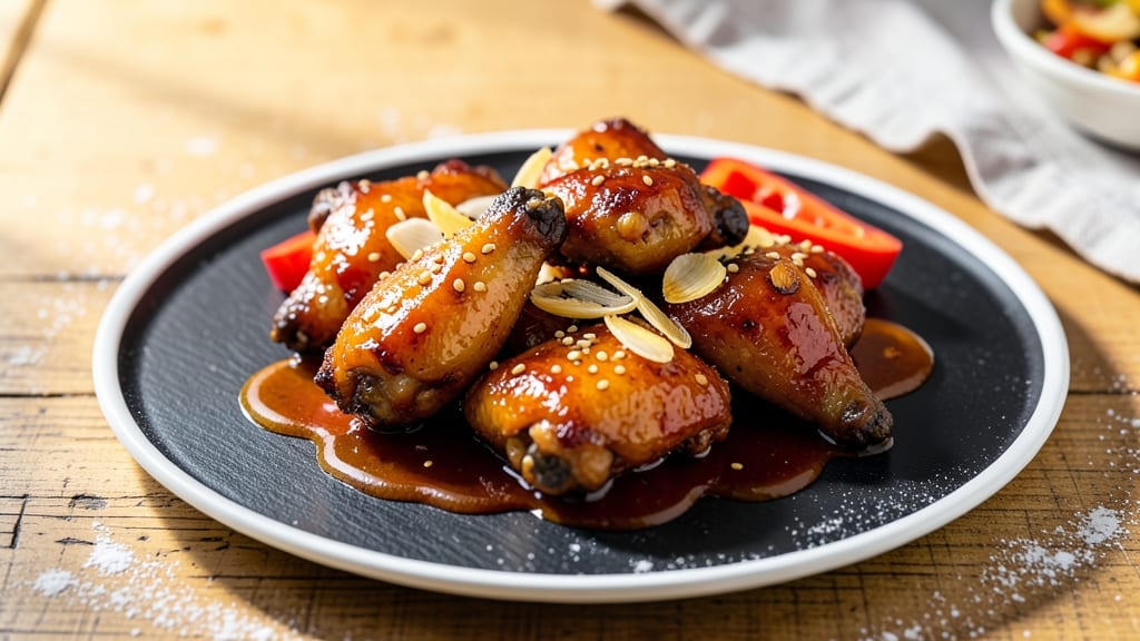 Baked Sweet and Sour Chicken Wings Recipe: Glossy Honey-Vinegar Glaze With Crispy Edges