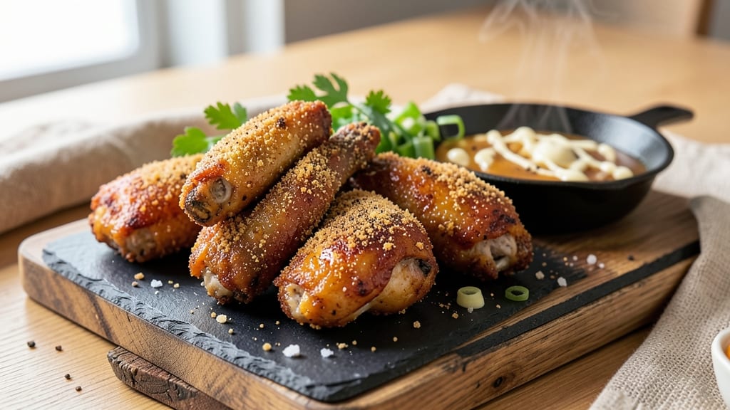 Baked Chicken Wings Recipe With Flour: Triple-Dredged Crunch Without the Mess
