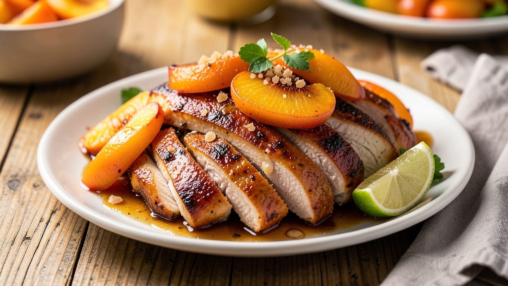 Baked Chicken With Canned Peaches Recipe: Sweet-Tart Glaze That Caramelizes to Golden Crisp