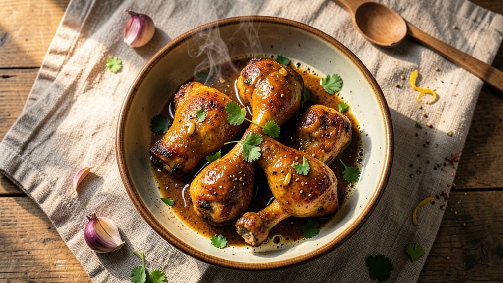 Baked Curry Chicken Legs Recipe: Spiced Yogurt Glaze for Irresistible Crunch