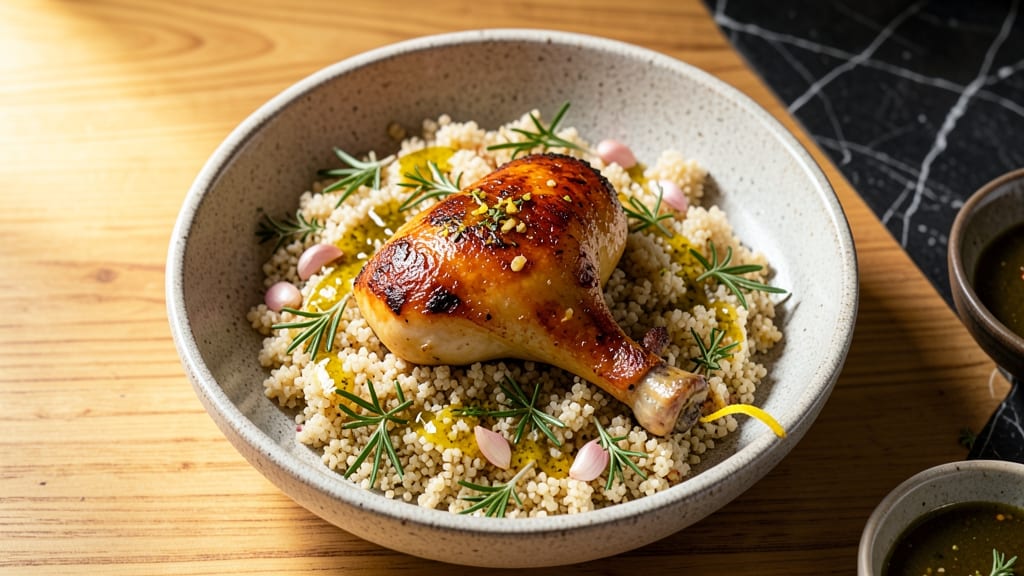 Baked Chicken Thighs and Quinoa Recipe: Herb-Infused One-Pan Meal