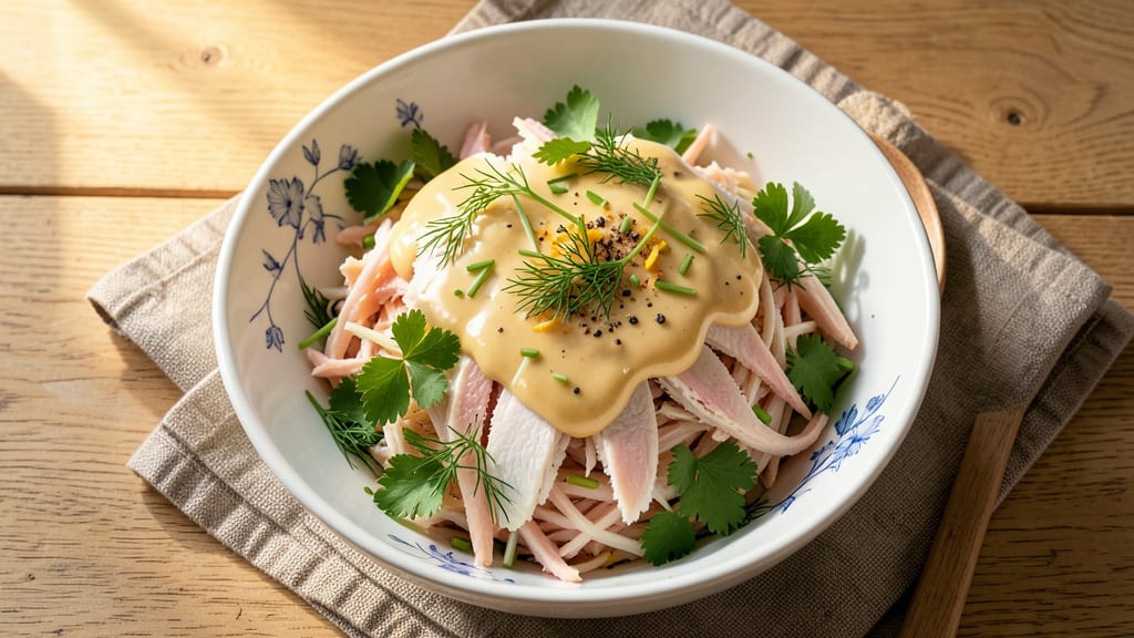 Anderson's Chicken Salad Recipe: Crunchy Celery and Creamy Herb Harmony