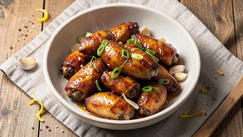 Baked Honey Garlic Chicken Wings Recipe: Sticky-Sweet Glaze That Caramelizes to Golden Crunch