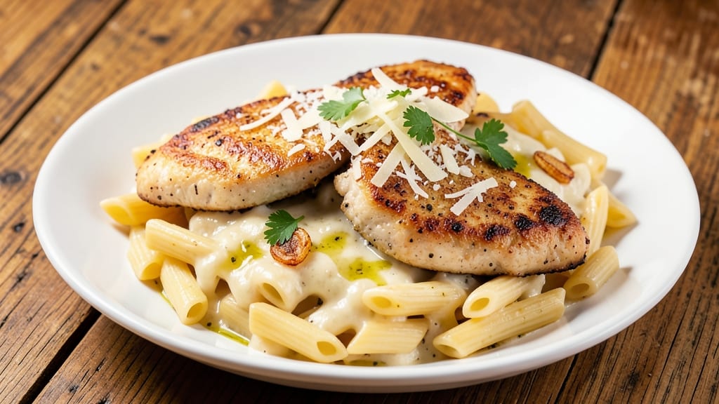 Applebee's Three Cheese Chicken Penne Copycat Recipe: Crispy Parmesan Crust With Melty Mozzarella Rivers