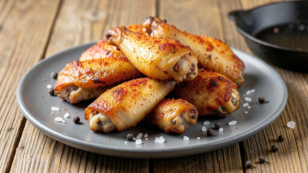 Baked Chicken Wings From Frozen Recipe: Buttery Crispy Skin in 45 Minutes