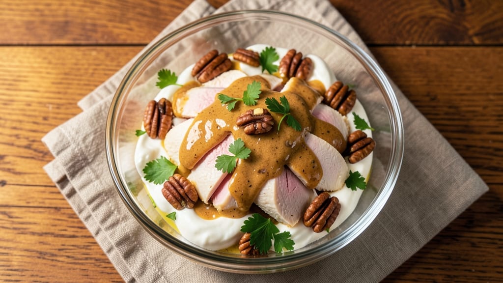 Bashas Chicken Salad Recipe: Creamy Yogurt Base With Crunchy Pecans