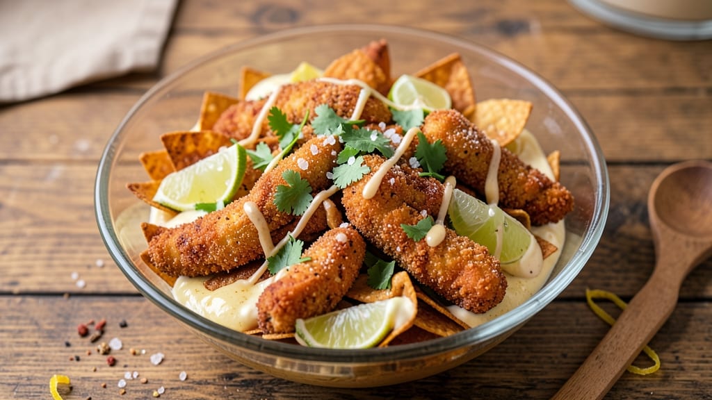Applebee's Fiesta Chicken Salad Recipe: Crispy Tortilla-Crusted Bites with Zesty Lime Dressing