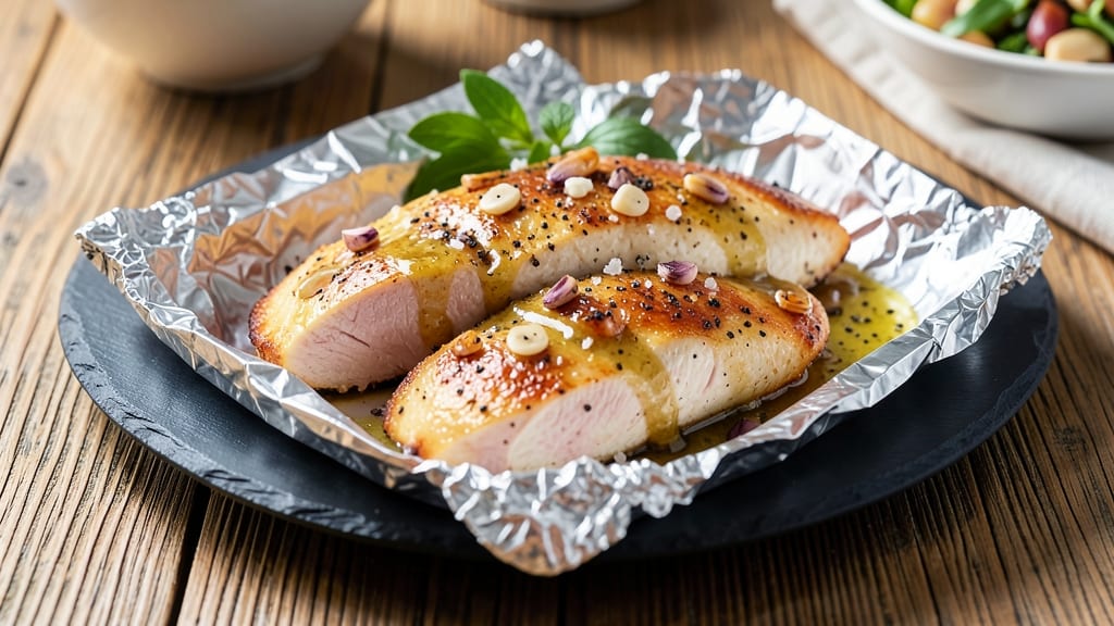 Baked Boneless Chicken Breast in Foil Recipe: Juicy Centers Shielded From Overcooking Heat