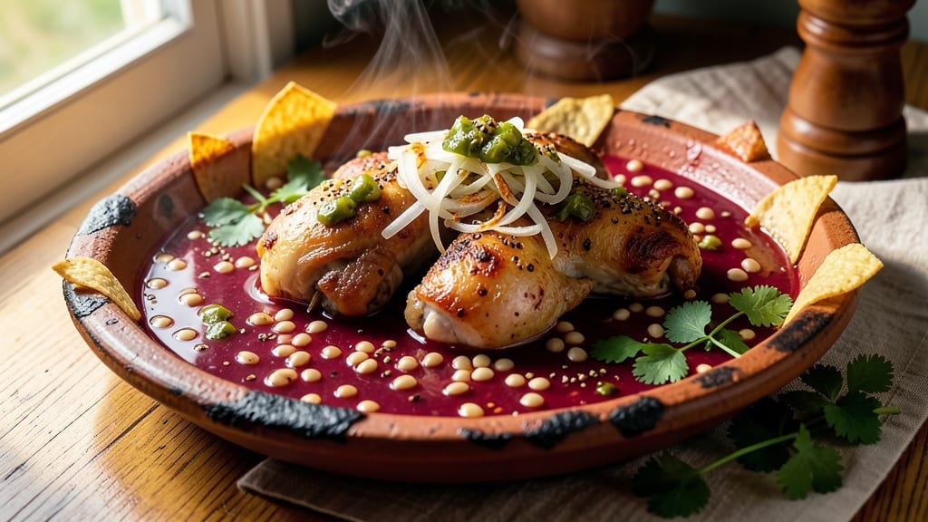 Authentic Mexican Red Chicken Pozole Recipe: Smoky Hominy and Chipotle Harmony
