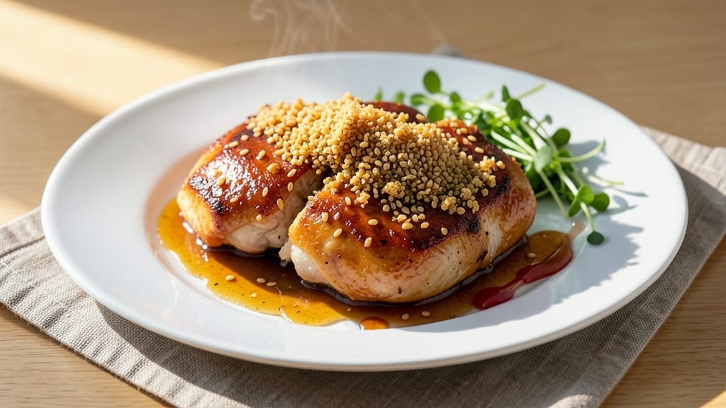Baked Honey Sesame Chicken Recipe: Triple-Crisp Coating With Sticky Glazed Edges