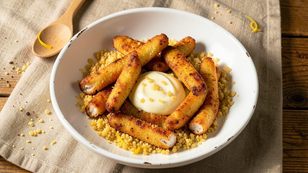 Air Fried Chicken Fingers Recipe: Crispy Cornflake Crust With Juicy Centers
