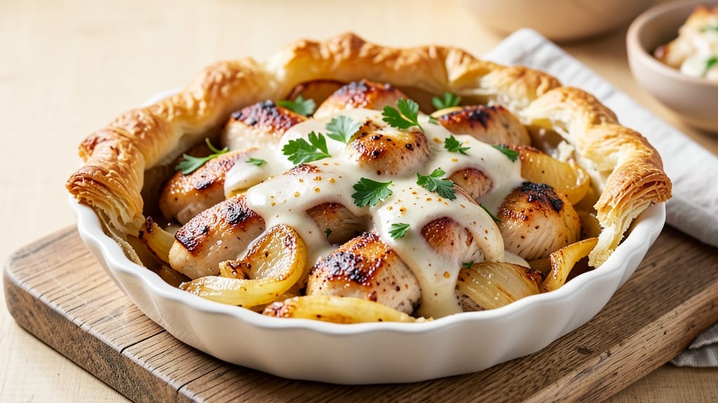 Air Fryer Chicken Pie Recipe: Flaky Pastry Crust Meets Juicy Filling