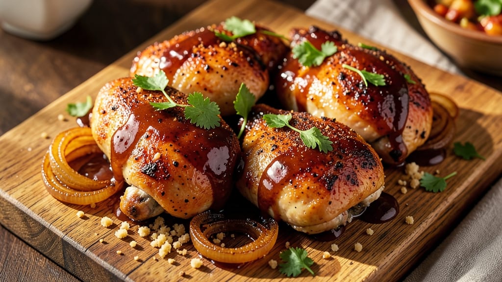 Baked BBQ Chicken Quarters Recipe: Smoky Glaze and Crispy Skin in One Bake
