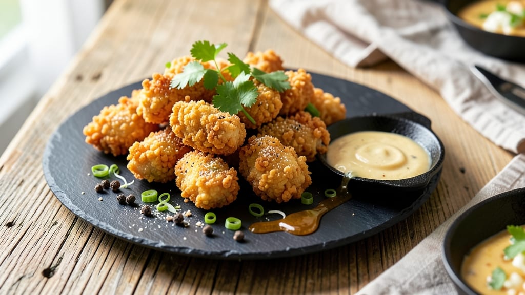 Air Fried Popcorn Chicken Recipe: Buttermilk Brine Crisp With Zero Oil Mess