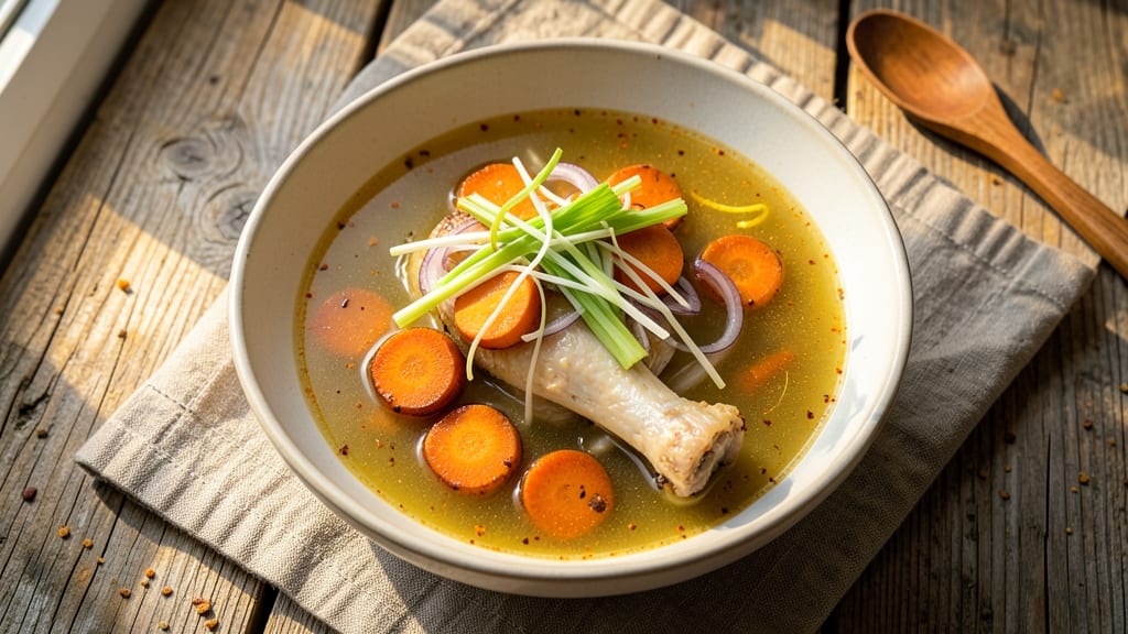 Alkaline Chicken Soup Recipe: Gut-Healing Broth With Immune-Boosting Turmeric