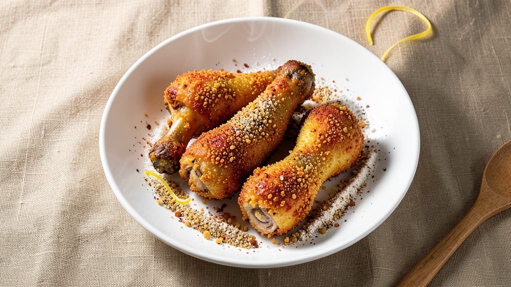 Baked Breaded Chicken Drumsticks Recipe: Triple-Dredged Crunch With Juicy Dark Meat