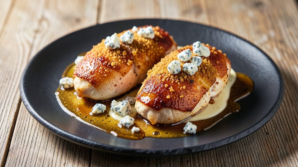 Baked Blue Cheese Chicken Recipe: Crunchy Crust Meets Melty Cheese Bliss