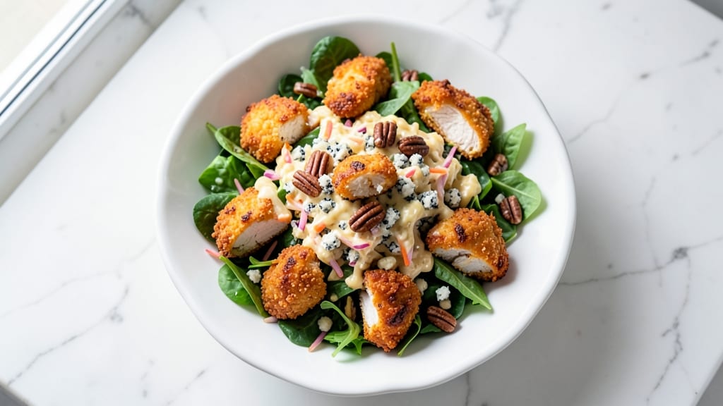Applebee's Fried Chicken Salad Recipe: Triple-Dredged Crunch With Cool Ranch Twist