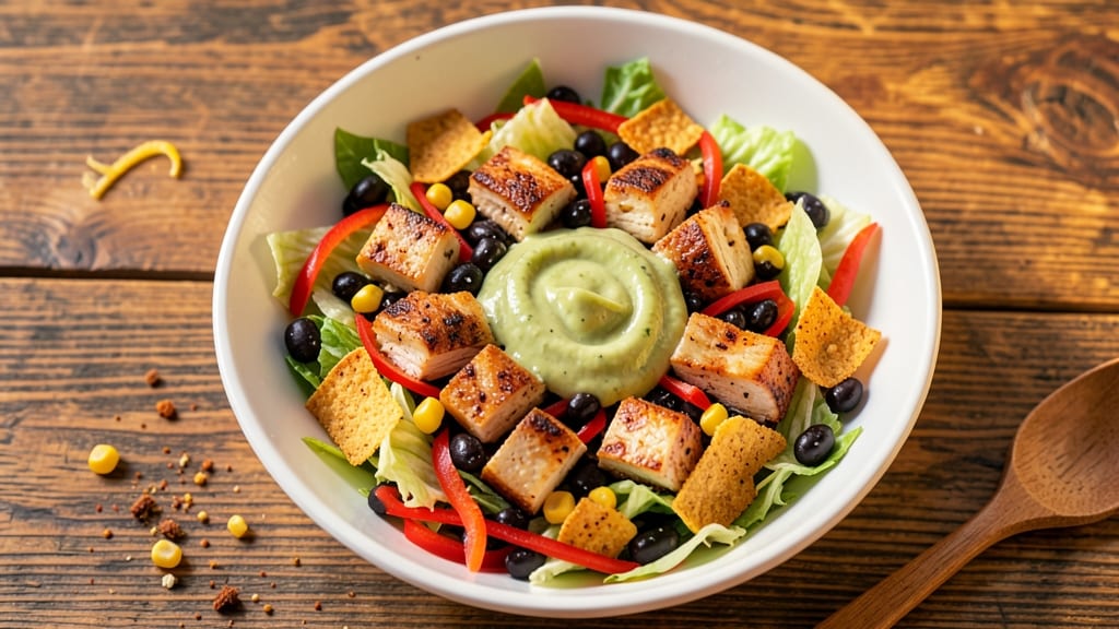 Applebee's Fiesta Chicken Chopped Salad Recipe: Crunchy Tortilla Strips and Zesty Lime Dressing Harmony