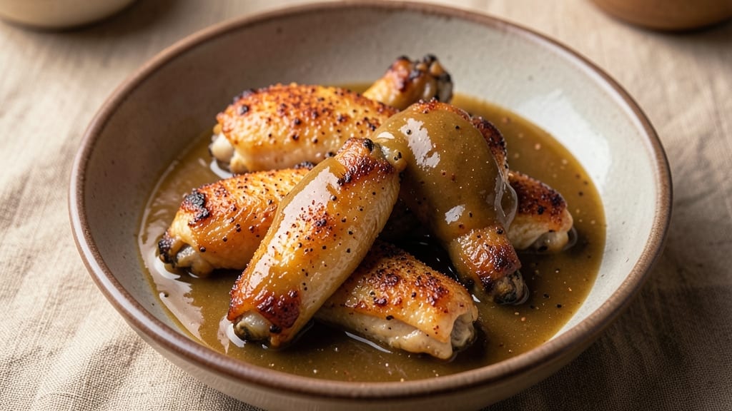 Baked Chicken Wings in Gravy Recipe: Rich Pan Sauce Turns Leftovers Into Dinner