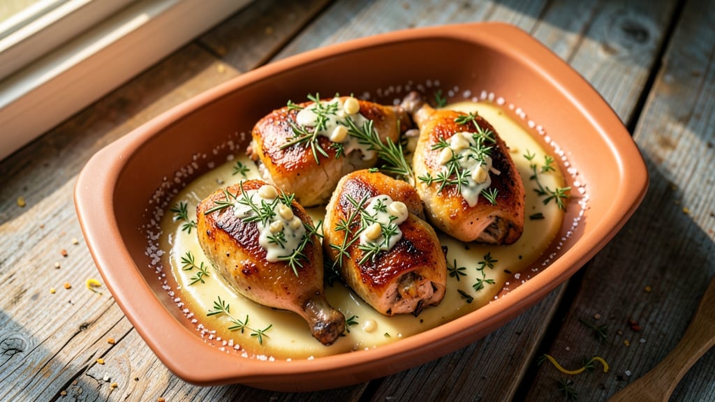 Baked Rosemary Chicken Leg Quarters Recipe: Fragrant Herb Crust Meets Juicy Meat