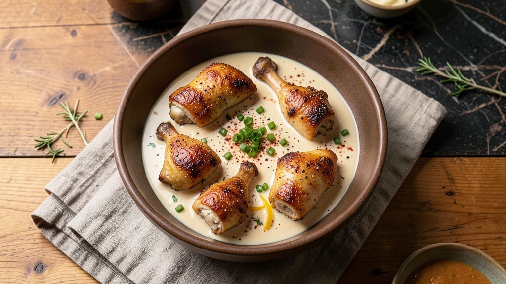 Baked Chicken Thighs With Cream Of Chicken Soup Recipe: Velvety Cream Sauce and Crispy Skin