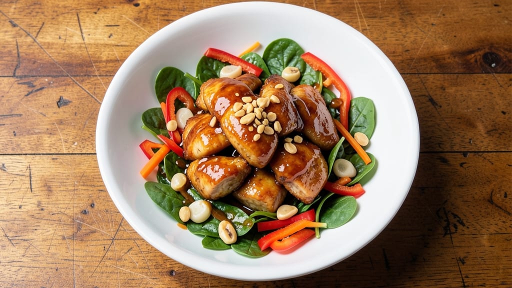 Applebee's Asian Chicken Salad Copycat Recipe: Crunchy Peanuts and Sweet Chili Vinaigrette Magic