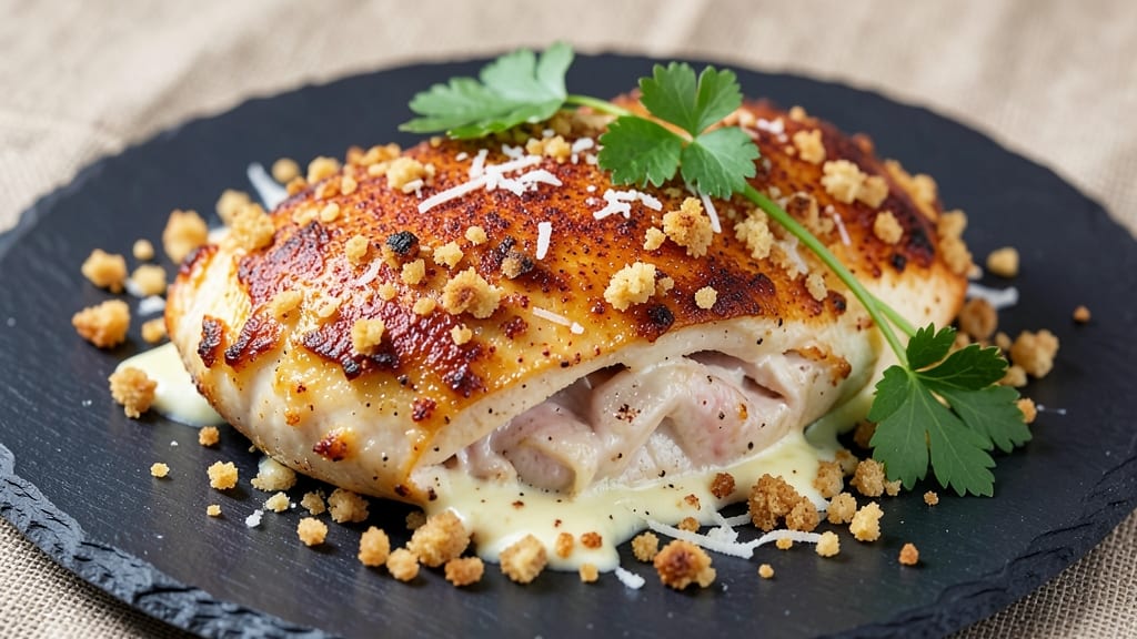 Baked Chicken Recipe with Mayo and Bread Crumbs: Crispy Parmesan Crust, Juicy Centers