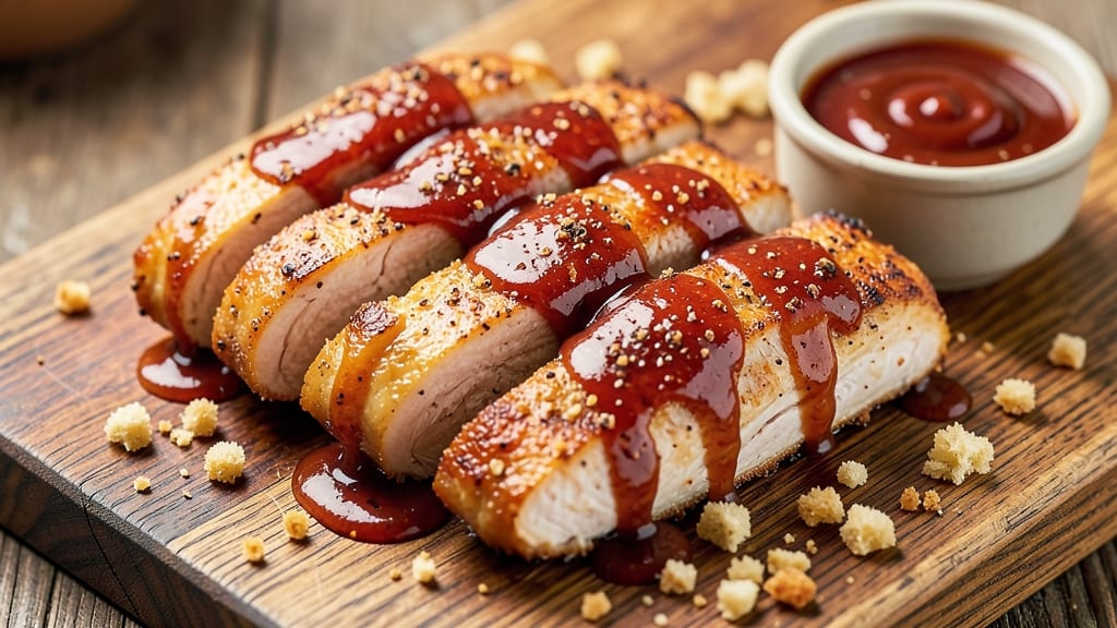 Baked BBQ Chicken Tenderloins Recipe: Smoky-Sweet Glaze That Caramelizes on Baking