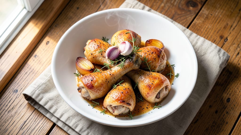 Boiled Chicken Drumsticks Recipe: Ultra-Tender Skin-On Bites in 20 Minutes