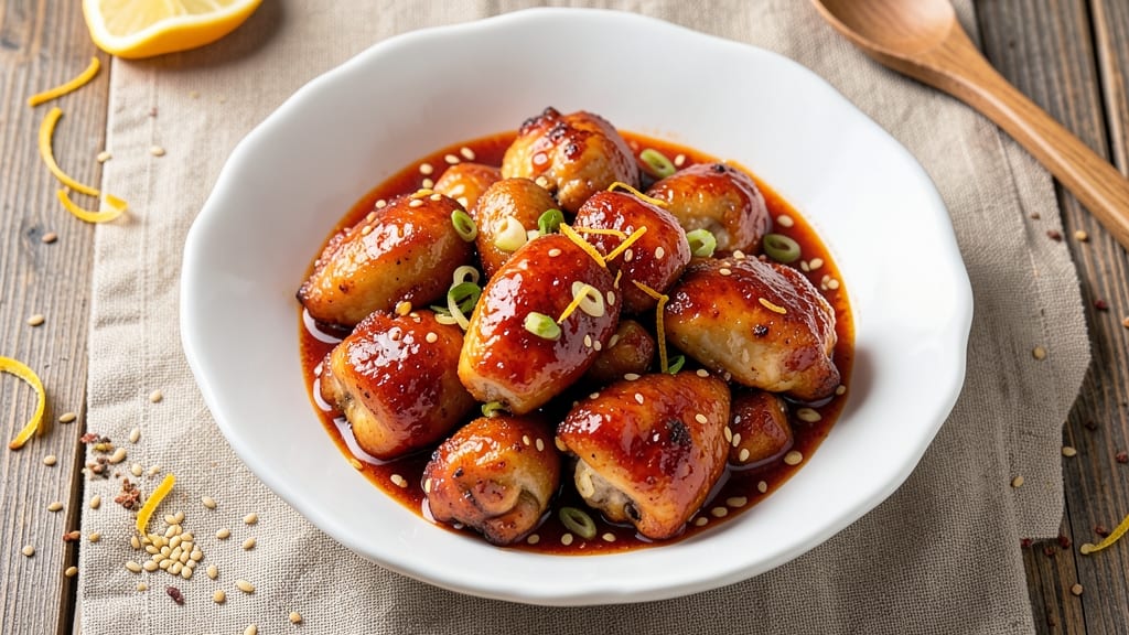 Baked Chinese Orange Chicken Recipe: Honey-Glazed Crunch With Juicy Centers