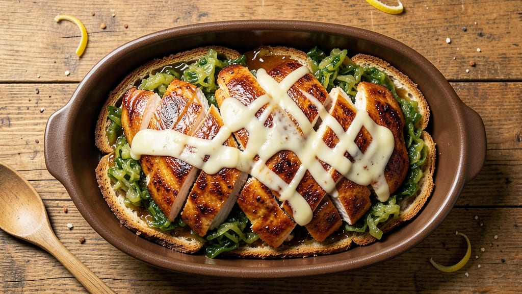 Baked Chicken Reuben Recipe: Swiss-Melted Comfort with Crispy Crust
