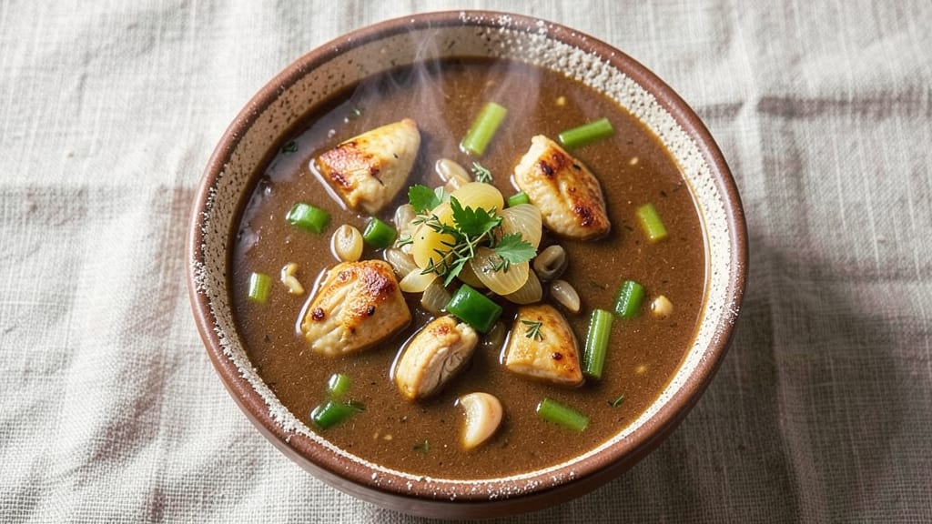 Campbell's Chicken Gumbo Soup Copycat Recipe: Deep-Roasted Okra and Smoky Sausage Richness