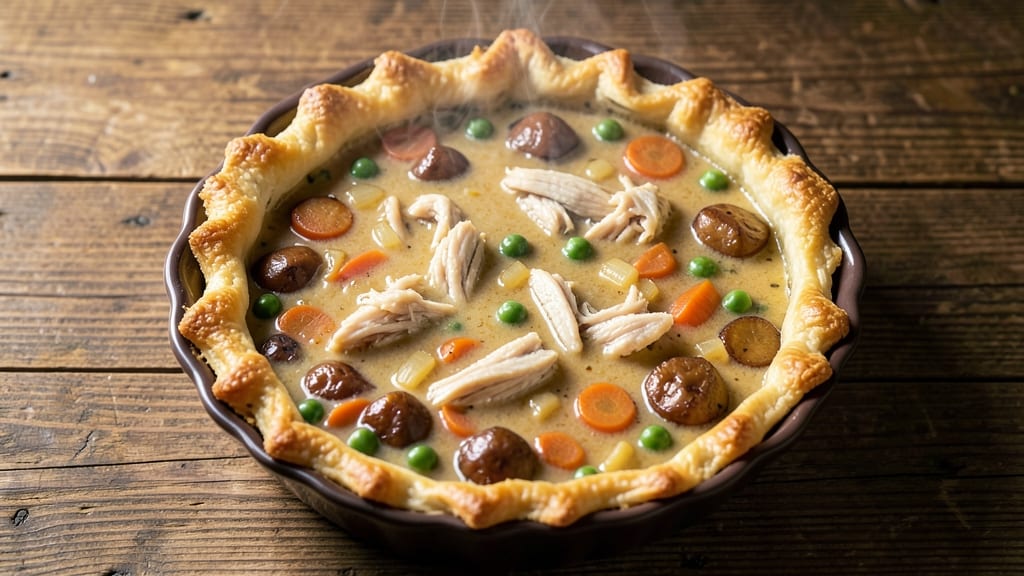 Campbell's Cream of Chicken Chicken Pot Pie Recipe: One-Pan Comfort with Golden Crust