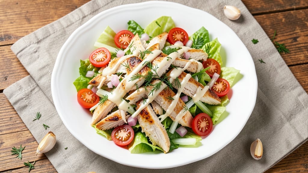 Copycat Sam's Club Rotisserie Chicken Salad Recipe: Shredded Tender Chicken With Creamy Ranch Magic
