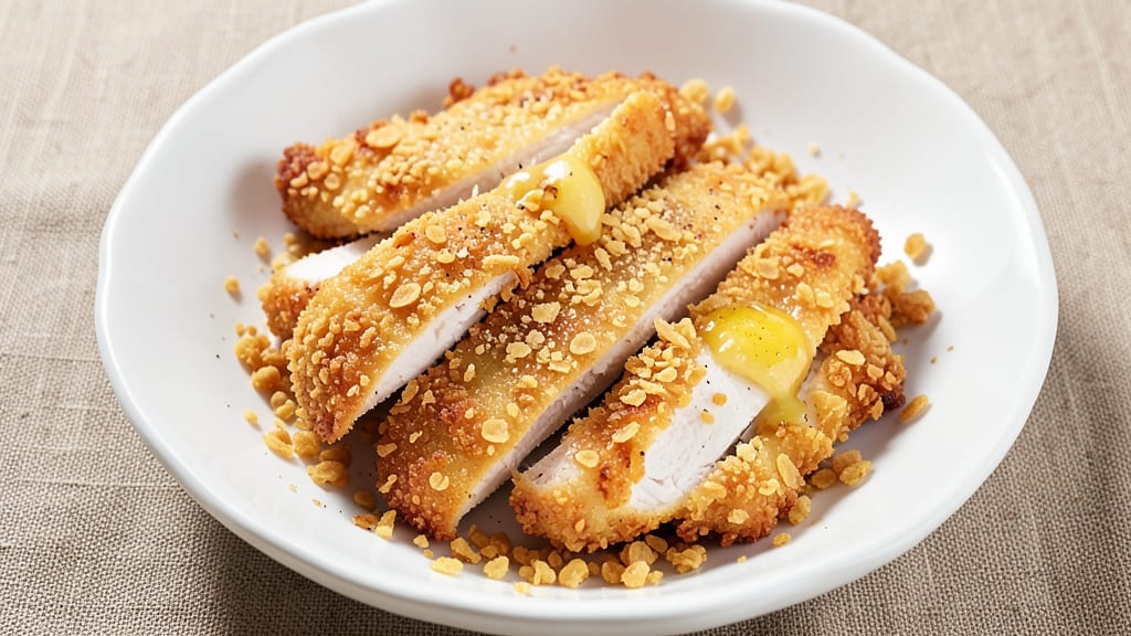 Cornflake Chicken Strips Recipe: Crunchy Crust That Stays Crispy