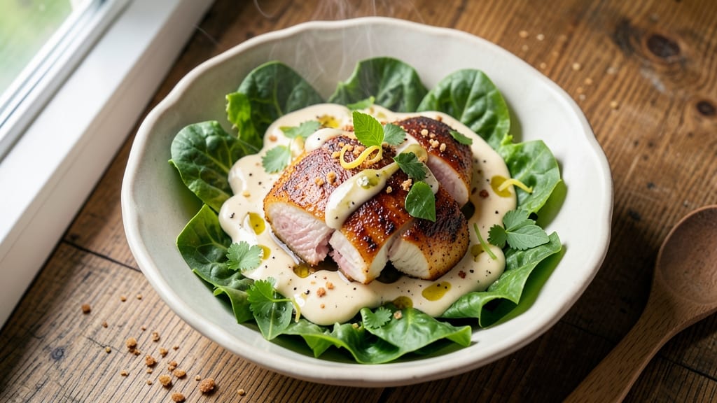 Baked Chicken Caesar Salad Recipe: Crispy Bites with Creamy Parmesan Hugs