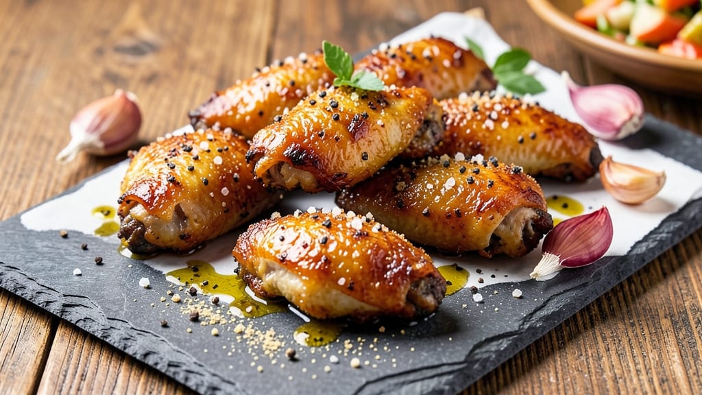 Baked Salt and Pepper Chicken Wings Recipe: Crispy-Spiced Crunch With Juicy Dark Meat