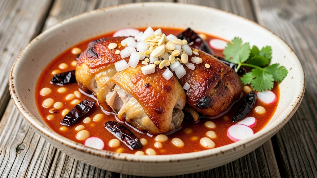 Authentic Red Chicken Pozole Recipe: Smoky Ancho-Chile Depth in One Pot